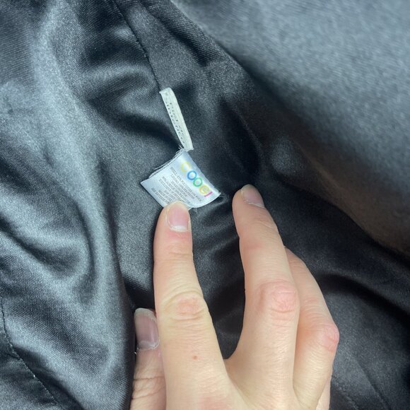 Coogi Coat Women XL Black Faux Fur Removable Hood Parka Jacket Anorak *READ* - Picture 13 of 16